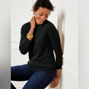 Black Talbots Cashmere Sweater size Petite P (petite xs)